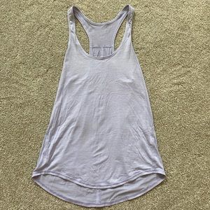 Lululemon Tank size 4 light purple